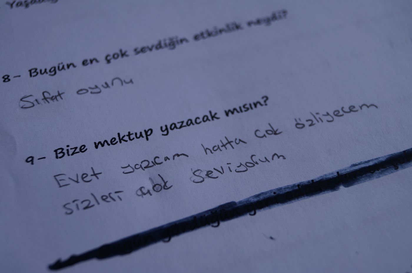 Mektup arkadaşlarımız
